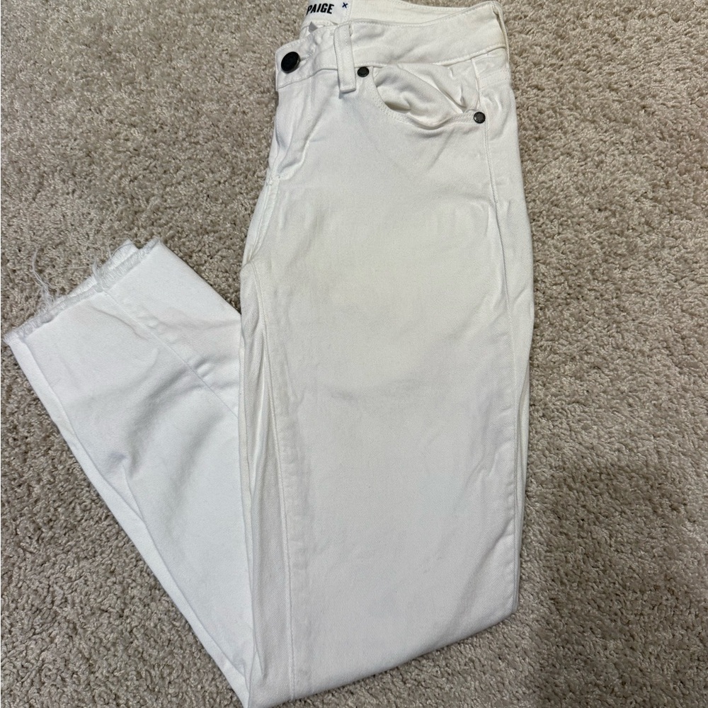 PAIGE White Skinny Jeans